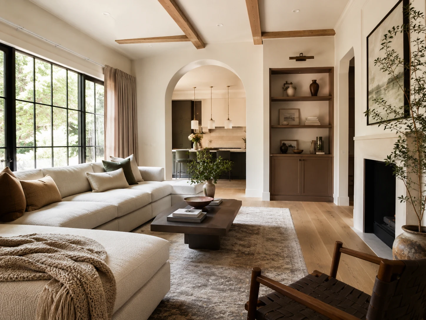 Ambiente residencial elegante e aconchegante